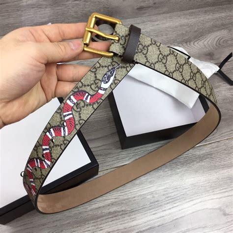 gucci kingsnake belt replica|gucci belt buckle men's.